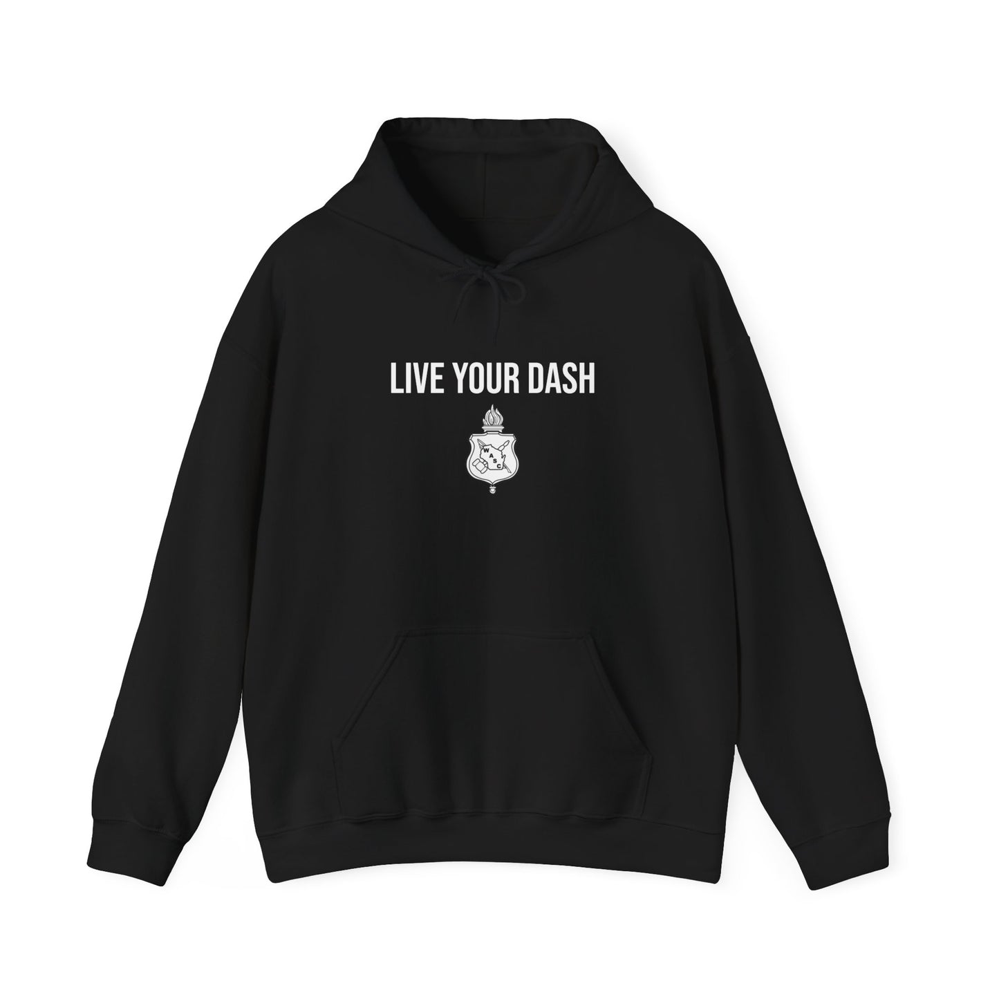 "Live Your Dash" WASC Logo Hoodie