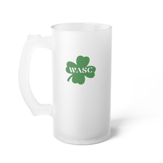 St. Patrick's Day Frosted Glass Beer Mug