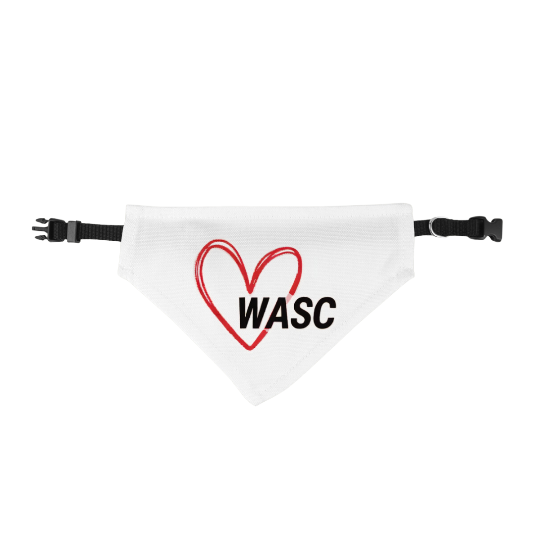 WASC Love Clip-on Pet Bandana