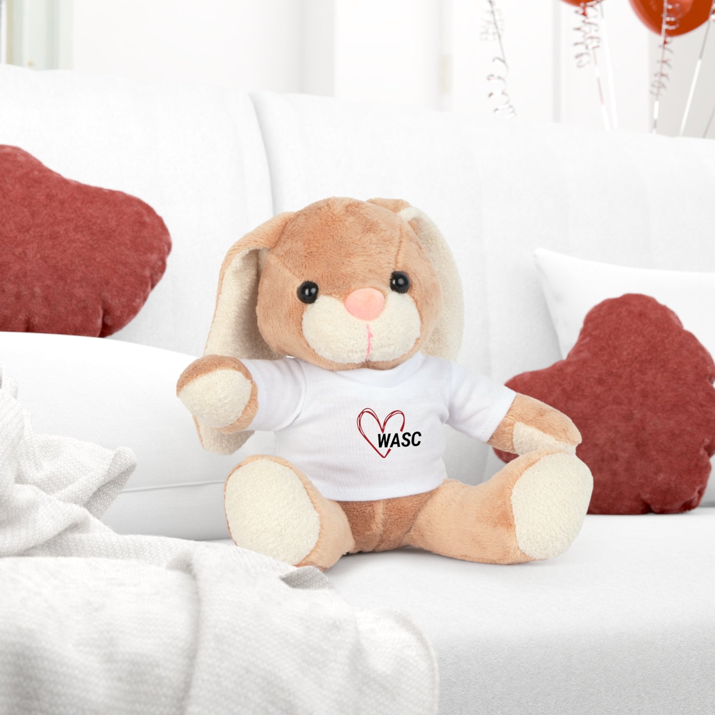 WASC Love Plush Toy with T-Shirt