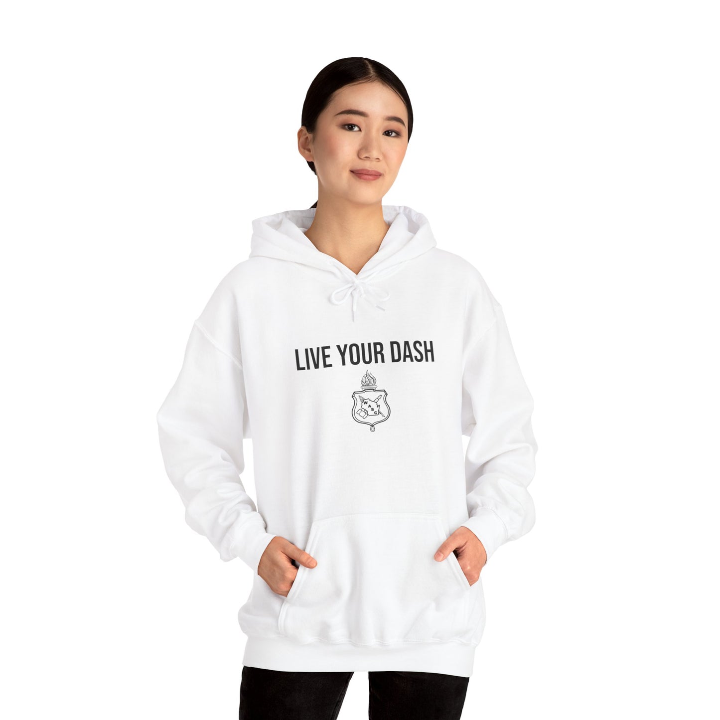 "Live Your Dash" WASC Logo Hoodie