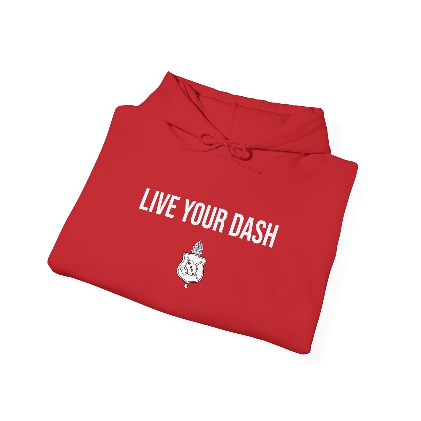"Live Your Dash" WASC Logo Hoodie