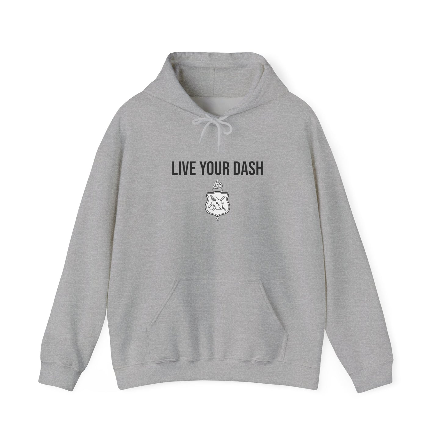 "Live Your Dash" WASC Logo Hoodie