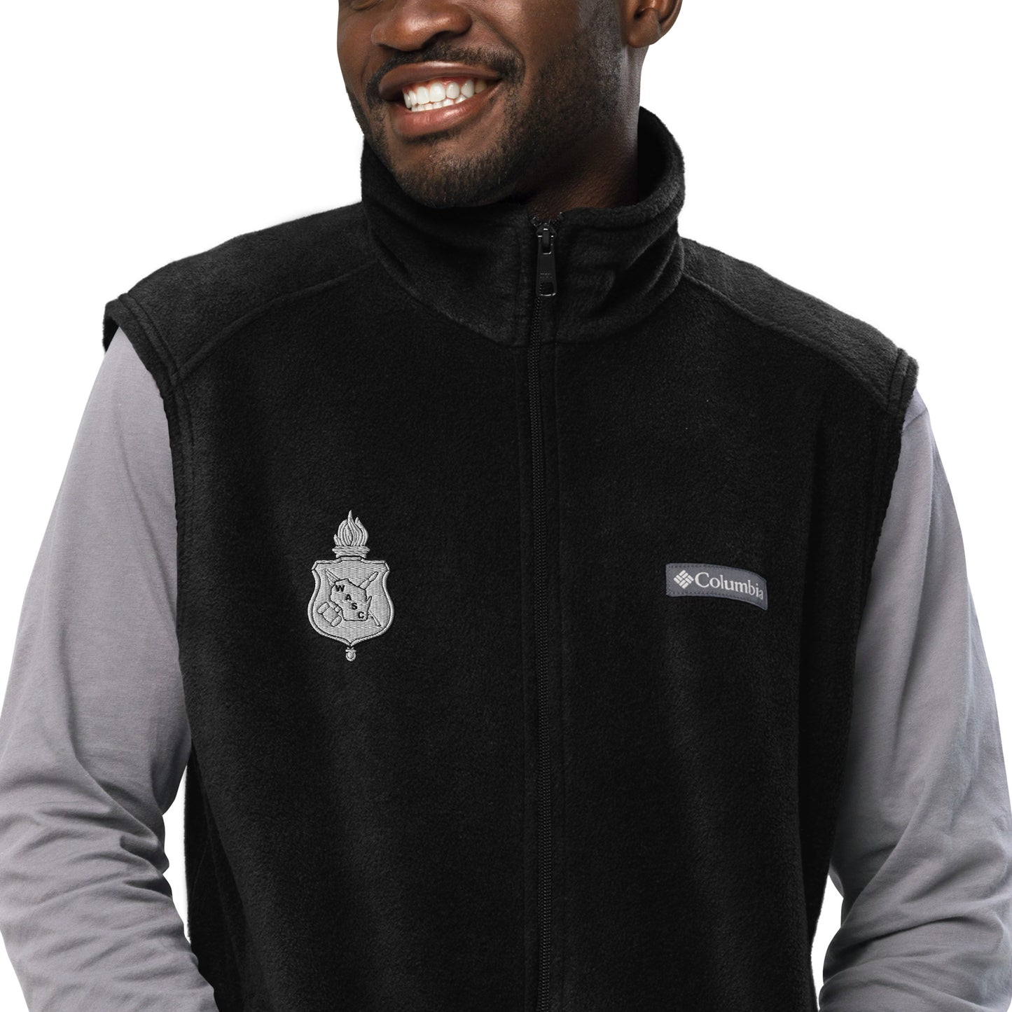 Men's WASC Logo Columbia Fleece Vest