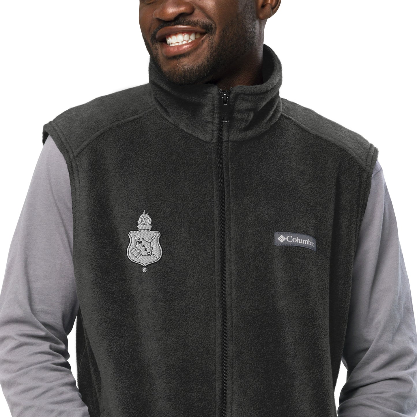 Men's WASC Logo Columbia Fleece Vest
