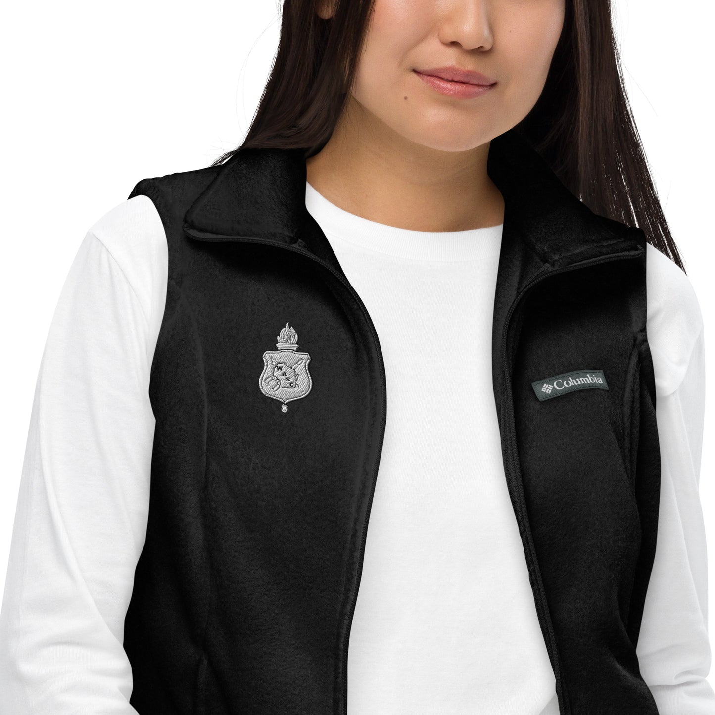 Women's WASC Logo Columbia Fleece Vest