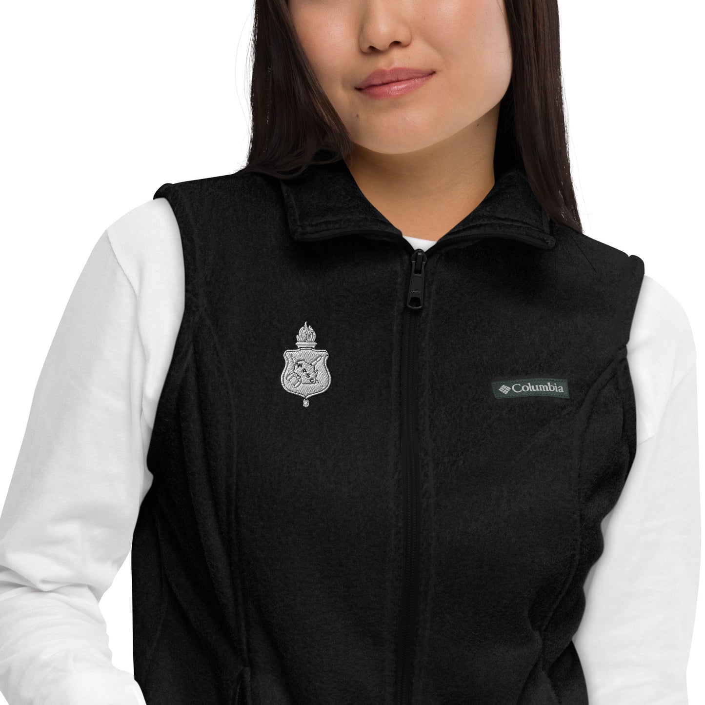 Women's WASC Logo Columbia Fleece Vest