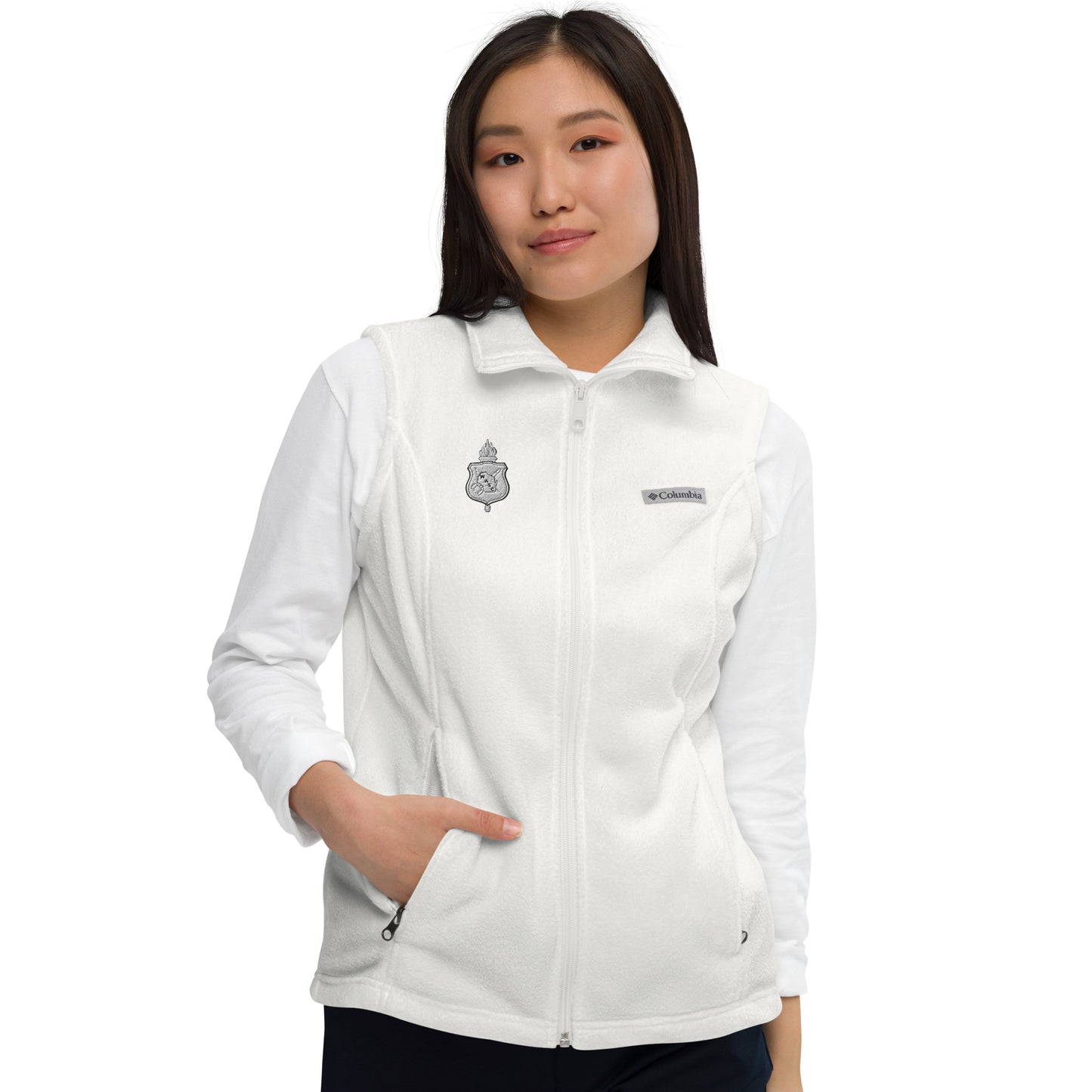 Women's WASC Logo Columbia Fleece Vest