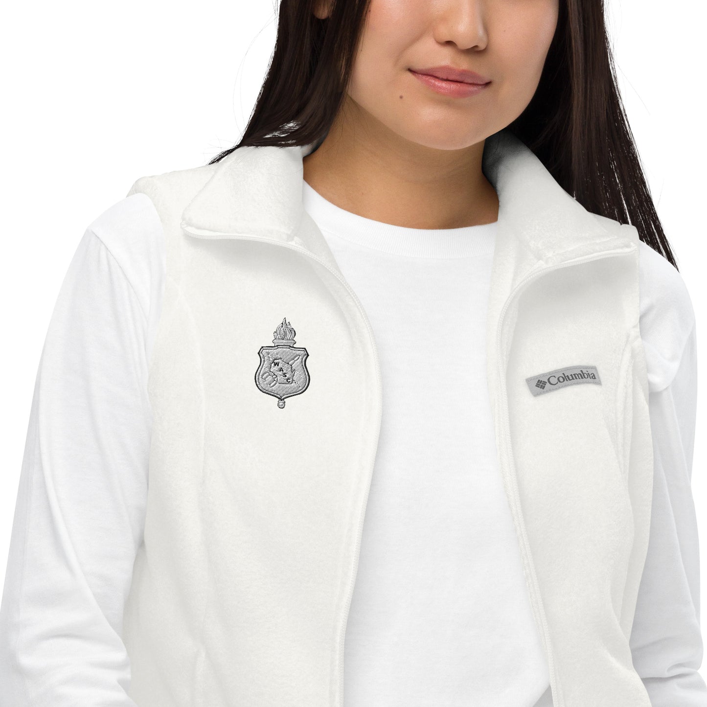 Women's WASC Logo Columbia Fleece Vest