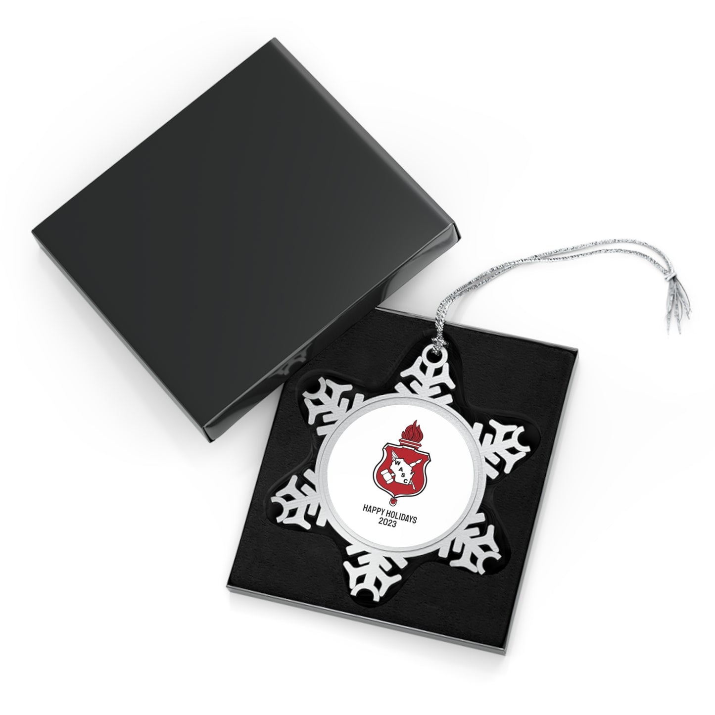 WASC Pewter Snowflake Ornament
