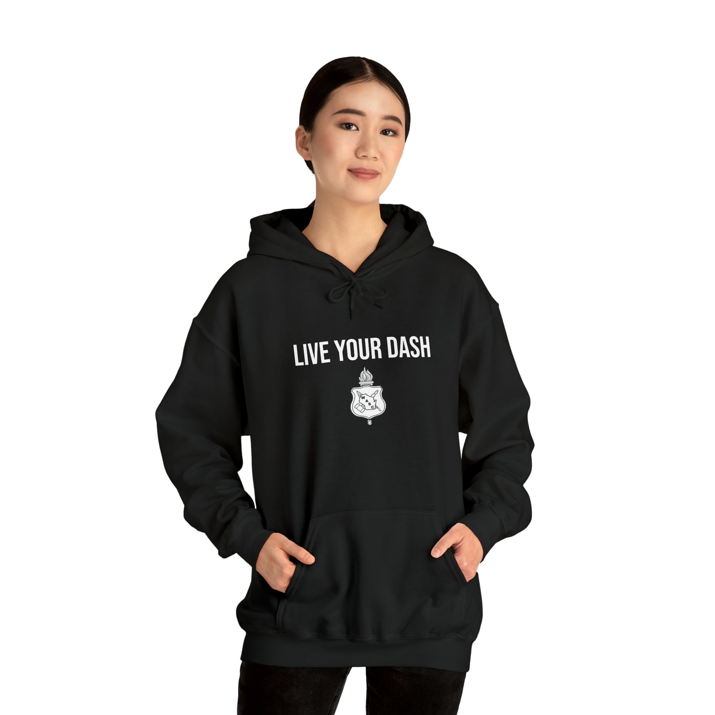 "Live Your Dash" WASC Logo Hoodie