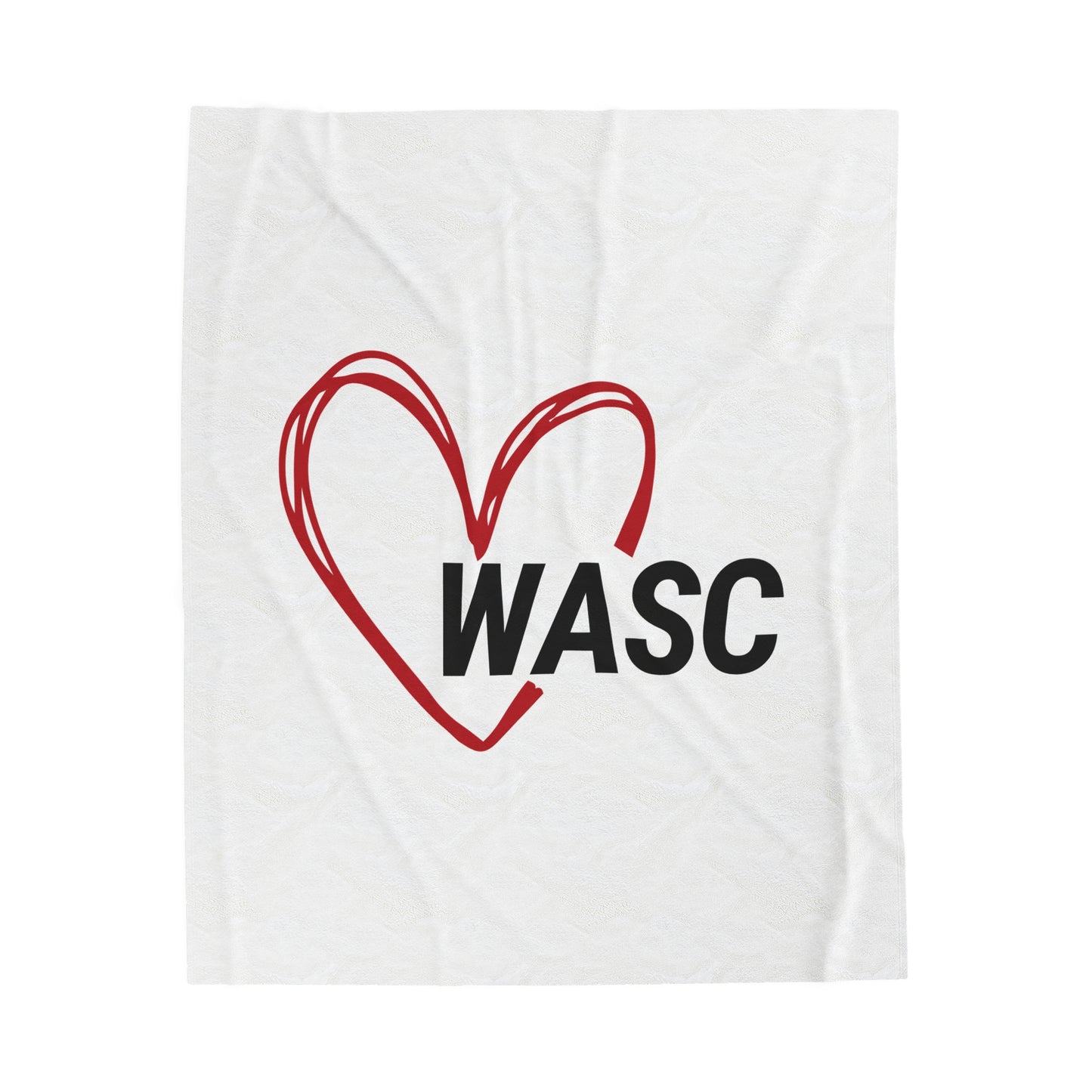 WASC Love Velveteen Plush Blanket