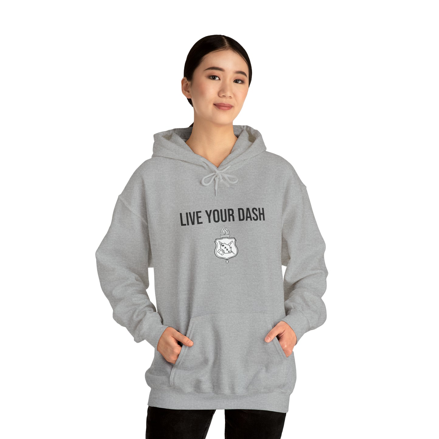 "Live Your Dash" WASC Logo Hoodie